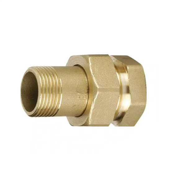 Tesisat Sarı Oynar Başlı Düz Rekor 1/2'' - 3/4'' - 1'' - 1.1/4'' - 1.1/2'' - 2'' 1.1/2'' sarı oynar başlı düz rekor
