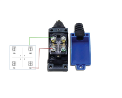 Moujen ME-8108 Limit Switch - Açısal Kol Ayarlı Plastik Makaralı